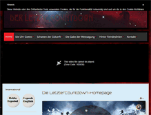 Tablet Screenshot of letztercountdown.org